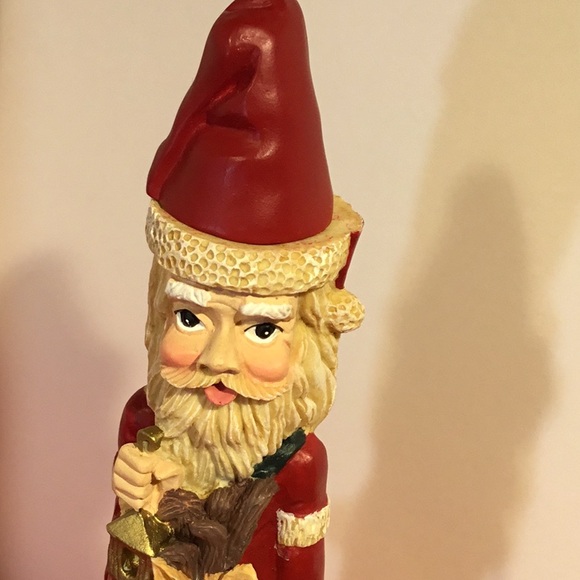 Old World Style Santa Christmas Candle Holder - Picture 3 of 15